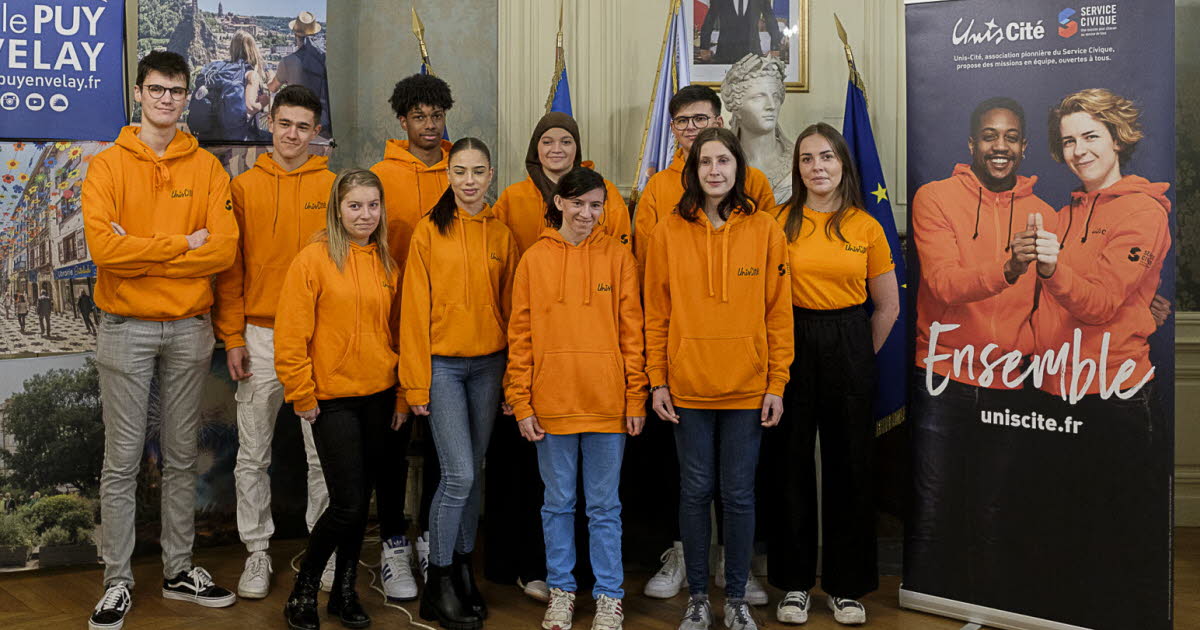 , Le Puy-en-Velay 22 jeunes volontaires au service civique pour l’association Uni’Cité