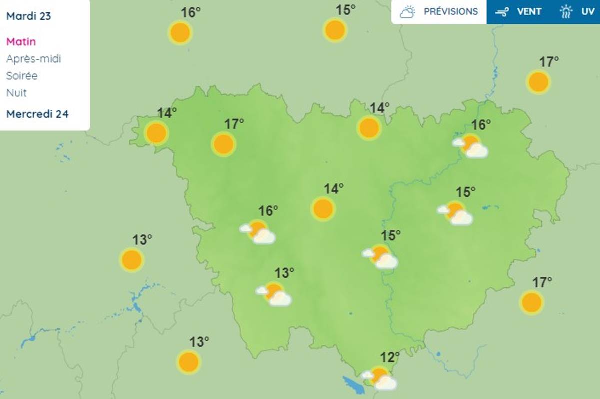 Quel temps est prévu pour ce mardi en Haute-Loire